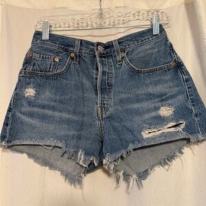 Levi’s Distressed Women Shorts